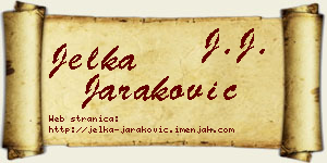 Jelka Jaraković vizit kartica
